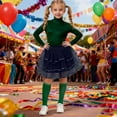 thumbnail image 4 of Girls Tulle Skirt Layers Navy Tutu Elastic Waist Kids Ballet Tutu Summer Princess Party Dress 3-14 Years, 4 of 5