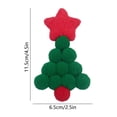 thumbnail image 3 of Polyester Hanging Star Ornament, Mini Ball Christmas Tree Pendant, for Holiday Window Wreath Fireplace Decor, Reusable Winter Festive Decoration, Lazyguy, 3 of 7