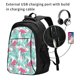 thumbnail image 2 of Fotbe Flamingo Mochila con Estampado y Puerto USB para Hombre y Mujer, Mochila Antirrobo, Mochila de Viaje, Mochila Escolar, Mochila Universitaria, 2 of 7