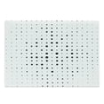 thumbnail image 1 of Abstract Cutting Board, Pop Art Style Illustration with Big and Little Dots Minimalist Half Toned Pattern, Decorative Tempered Glass Cutting and Serving Board, Large Size, Black White, by Ambesonne, 1 of 1