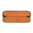 thumbnail image 3 of Goofa Orange Glitter Pattern Pencil Case, Multi- Slot Pencil Pouch, Portable Pencil Bag, Pen Case for& Office, 3 of 9