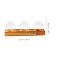 thumbnail image 2 of OULII 1 Set Hydroponic Plant Propagation with Wood Base for Reception Decor, 2 of 8