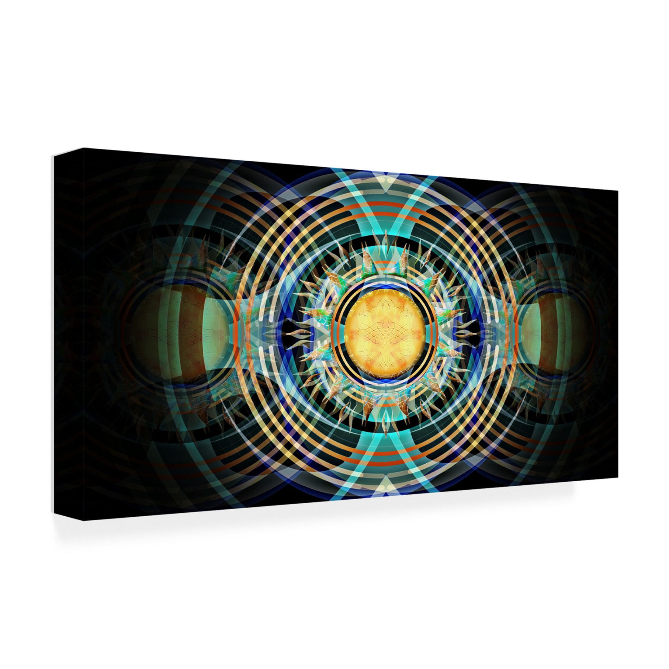 Canvas Wall Art - David Manlove 'Speed Boat Alternate 3' Wall Art for Living Room, Bedroom, or Office Décor by Trademark Fine Art - 19 x 10 Inches