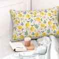 thumbnail image 4 of Pofeuu Flowers and Butterflies Print Polyester Microfiber Plush Pillowcases, Super Soft and Cozy Pillow Case Covers with Envelop Closure（Pillow core not included）-20"x30", 4 of 6