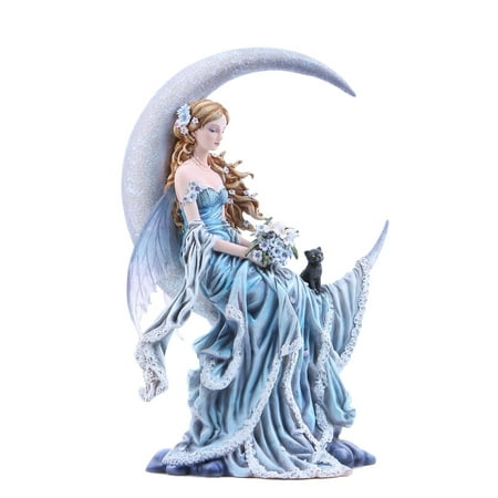 Wendover Art Group Decorative Accents Wind Elements Celestial Moon Fairy Collectible Figurine Nene Thomas Art Inspiration Official Licensed Collectible 12 Inch Tall ()