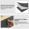 thumbnail image 5 of Fabric Storage Dresser 4 Drawers Storage Organizer, Gray, 5 of 7