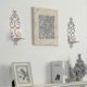 thumbnail image 1 of Wall Candle Sconce Holder Set Of 2 Hanging Iron Glass Candle Holder Candle Sconces For Wall Mounted Decoration Set Classical Curved Style, 1 of 4