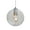 Satin Nickel, variant on 1JT-MAESTRO8CL-BR-Besa Lighting-Maestro 8 - 1 Light Cord Pendant-7.5 Inches Tall and 7.88 Inches Wide-Bronze Finish-Clear Glass Color -Traditional