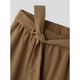 thumbnail image 5 of INCERUN Men Loose Straight Pants Harajuku Style Vintage Cropped Trousers, 5 of 10