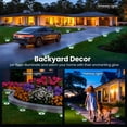 thumbnail image 5 of 12 Pack Cold White LED Ground Lights with Gear Design, Waterproof Landscape Pathway Lights, 5 of 7