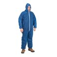 thumbnail image 1 of Hooded Coveralls, X-Large, Blue, Polypropylene, 1 of 1