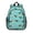 Airedale Terrier and, variant on Airedale Terrier and Roses Blue Pattern Backpack for School, Cute School Bag with Adjustable Shoulder Straps and Padded Back, 15"x11.42"x5.5"
