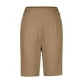 thumbnail image 6 of Kvture Capris for Seniors Women High Waist Stretch Womens Golf Pants Summer with Pockets Work Casual Khaki S, 6 of 9