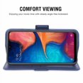 thumbnail image 3 of Samsung Galaxy A20-A30 Case, Cell Phone Leather Sleeve PU Leather Cover Wallet Cell Phone Case Cover Compatible for Samsung Galaxy A20-A30 Leather Case - Blue, 3 of 7