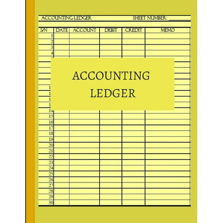 Accounting Ledger: Basic ledger book for monthly weekly personal ledger accounting journal pages book sheets paper for general accounting with 6 columns accounting paper for small business with (Best Small Business Bank Account Canada)