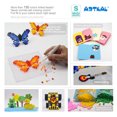 thumbnail image 4 of ARTKAL 12 colores de rayas 1000 cuentas perler S-5 mm cuentas perler hama DIY divertido regalo hecho a mano, 4 of 5