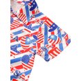 thumbnail image 4 of Honganda Boy?s Independence Day Short Sleeve Shirt and Solid Color Shorts Set, 4 of 8