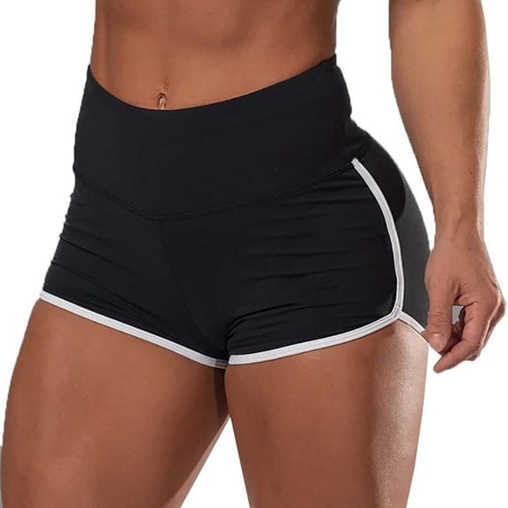 SHEOWO Yoga Shorts for Women, Tummy Control Workout Shorts for Cycling Running Gym, High Waist Stretch Casual Comfy Yoga Pants
