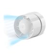 thumbnail image 1 of Ventilador de conducto en línea de 220V y 4 pulgadas, silencioso, ahorro de energía, ligero, resistente a los rayos UV, para cocina, baño, sala de estar y oficina Inevent TO001172-00B, 1 of 6
