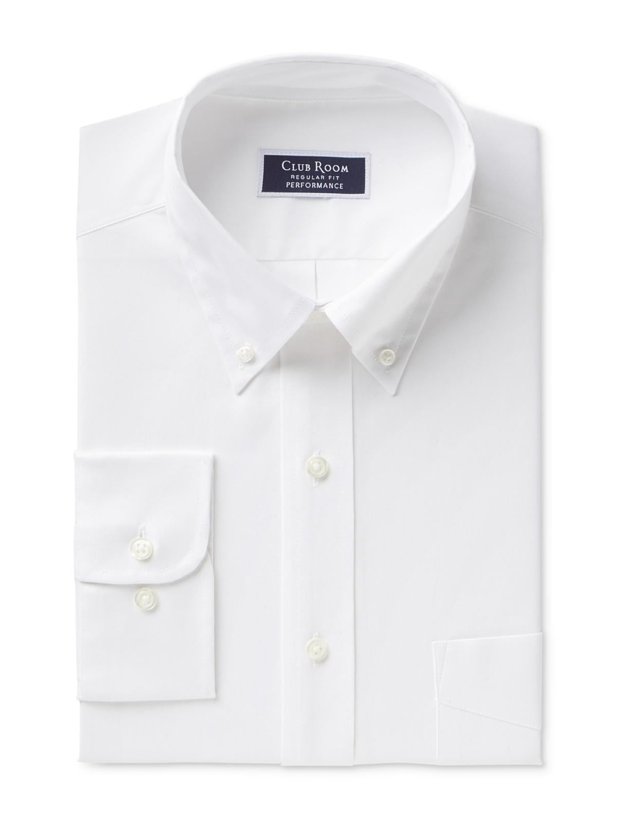 Mens big and tall white button down shirt Clearance