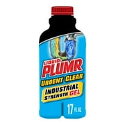 Liquid-Plumr Industrial Strength Drain Clog Remover Gel, Urgent Clear, 17 fl oz
