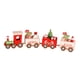 thumbnail image 5 of Adorno de tren de madera de Navidad, decoración navideña, decoración de mesa de tren, regalo, conjunto de decoración para fiesta, hogar, tienda, 5 of 9