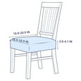 thumbnail image 3 of Dowbom Stretch Dining Room Chair Seat Covers Jacquard Cushion Cover Washable Furniture Protector, 3 of 6