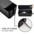 thumbnail image 5 of SSZMDLB under $5 Cable Storage Box, Wire Organizer Management Box, Power Cord Concealer, Neat Cable Solution for Office, Home Entertainment Center, Desk, 5 of 7