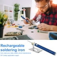 thumbnail image 3 of POINTERTECK Soldering Iron Kit Cordless Rapid Heating Electric Soldering Kit Rechargeable Handheld Welding Tool with 900mAh Battery for Circuit Board Computer Electronic Repair, 3 of 10