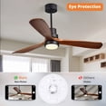 thumbnail image 3 of 8.66 Inch 36W Dimmable Round Ceiling Fan LED Light Replacement Panel 3 Color Temperature LED Light Engine Retrofit for Home, 3 of 7