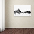 thumbnail image 3 of Trademark Fine Art "New York Skyline B&W" Canvas Art by Michael Tompsett, 3 of 3