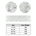 thumbnail image 6 of Xipuska Tropical Foliage Bed Runners for King Size Bed, Decorative Bed Throws for Foot of Bed, Sage Green Botanical Spring Foliage Bed Runner Sofa Throw Bedding Scarf Protector Slipcover for Bedroom, 6 of 6