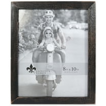 Lawrence Frames 8"W x 10"H Charlotte Weathered Black Wood Picture Frame (745580)
