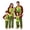 Lime Green & Burgundy Plaid, variant on Onlypjs Family Christmas Pajamas Matching Sets Christmas Tree Graphic Raglan Tops Plaid Pants Holiday Sleepwear Loungewear for Couples, Men and Women