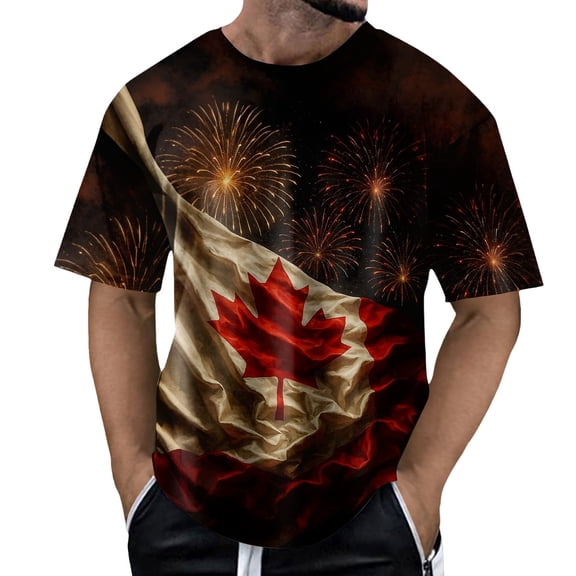 Wxolcjlv T‑Shirt For Mens Graphic Print Short Sleeve Comfortable Casual Crew Neck For Daily Wear And Outdoor Activities Tee,Size XS-6XL
