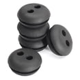 thumbnail image 1 of 5 Pcs Passe-Fil de Réservoir de Carburant en Caoutchouc Noir à 2 Trous pour Coupe-Bordures Tondeuse à Gazon, 1 of 4