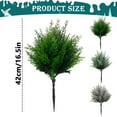 thumbnail image 3 of Artificial Cedar Christmas Tree Outdoor Christmas Decorations Pre Lit Artificial Cedar Topiary Trees with Stakes Outdoor Xmas Decor for Yard Garden Patio, 3 of 7