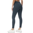 thumbnail image 3 of BALEAF Fleece Lined Leggings Women Water Resistant 25" Petite Winter Warm Legging Thermal Running Tights Yoga Hiking Pants Gray S, 3 of 6
