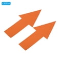 thumbnail image 3 of Uxcell Directional Arrow Sticker, 8" Arrow Removable Adhesive Decals for Wall Floor Marking, Orange, 30Pack, 3 of 6