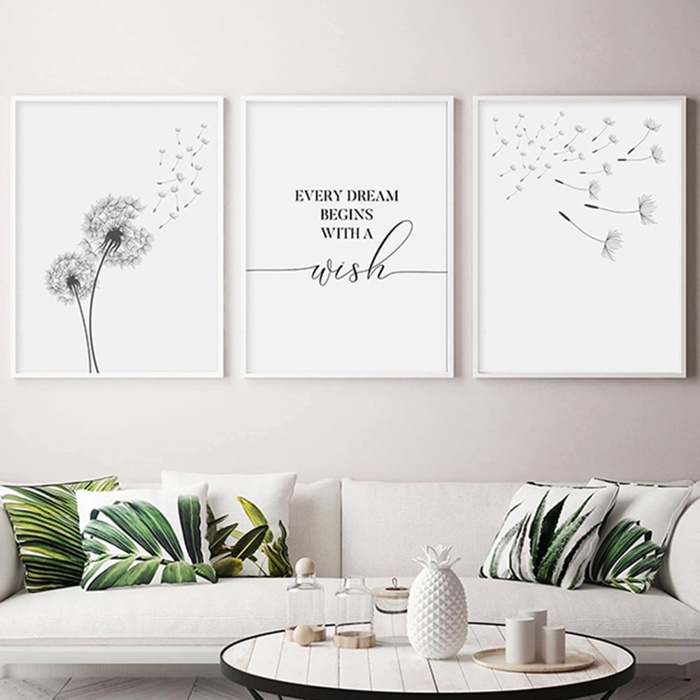 IKEA RIBBA Box Frame Personalised Vinyl Wall Art Quote A dream is a wish 
