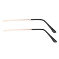 thumbnail image 1 of 1 pair of replacement eyeglass temples, metal, insertable, sturdy and comfortable for sunglasses and prescription glasses, rose gold for daily use., 1 of 5