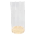 thumbnail image 1 of Coffee Capsule Holder Acrylic Bamboo Wood 48 Holes Rotatable Pod Rack Stand for Home, 1 of 8