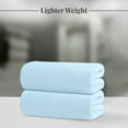 thumbnail image 2 of Pack of 4 Extra Large Bath Towels 30 x 60 Inches, 100% Cotton, Larger & Lighter Weight, Quicker to Dry, Super Soft and Absorbent, Perfect for Bathroom, Dark Grey, 2 of 7