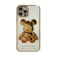 thumbnail image 1 of Funda de silicona suave para iphone 14 Pro Max, carcasa transparente con protección de oso de dibujos animados, 11, 12, 13, 14 pro, envío directo Fivean unisex, 1 of 2