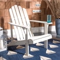thumbnail image 2 of SAFAVIEH Outdoor Collection Topher Adirondack Chair White, 2 of 10