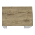 thumbnail image 4 of Dining Table with 3-Side Storage Shelves, Kitchen Bar Table with Wood Finishes, Wooden Counter Height Table Set for Kitchen, Kitchen Island for Dining Room, White, 4 of 5