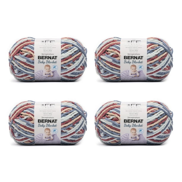 Bernat® Baby Blanket™ 6 Super Bulky Polyester Yarn, Button Roses 10