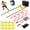 Yellow, variant on JIOABL Agility Ladder Training Set with Speed Parachute, Hurdles, Cones, Jump Rope for Soccer Football Speed & Agility, Yellow
