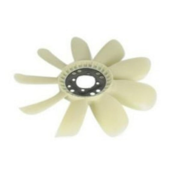 KarParts360 For GMC Yukon 2000-2013 Engine Cooling Fan Blade | Plastic | Natural | Flexible Blades | Counterclockwise | 9 Pieces Blade | 0.43 Inches Bolt Circle Diameter