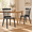 Black-Modern Winsor, variant on ClinQ Wooden Windsor Dining Chair Set of 2, Spindle Back, Armless, Farmhouse Kitchen and Dining Room Seating, Black